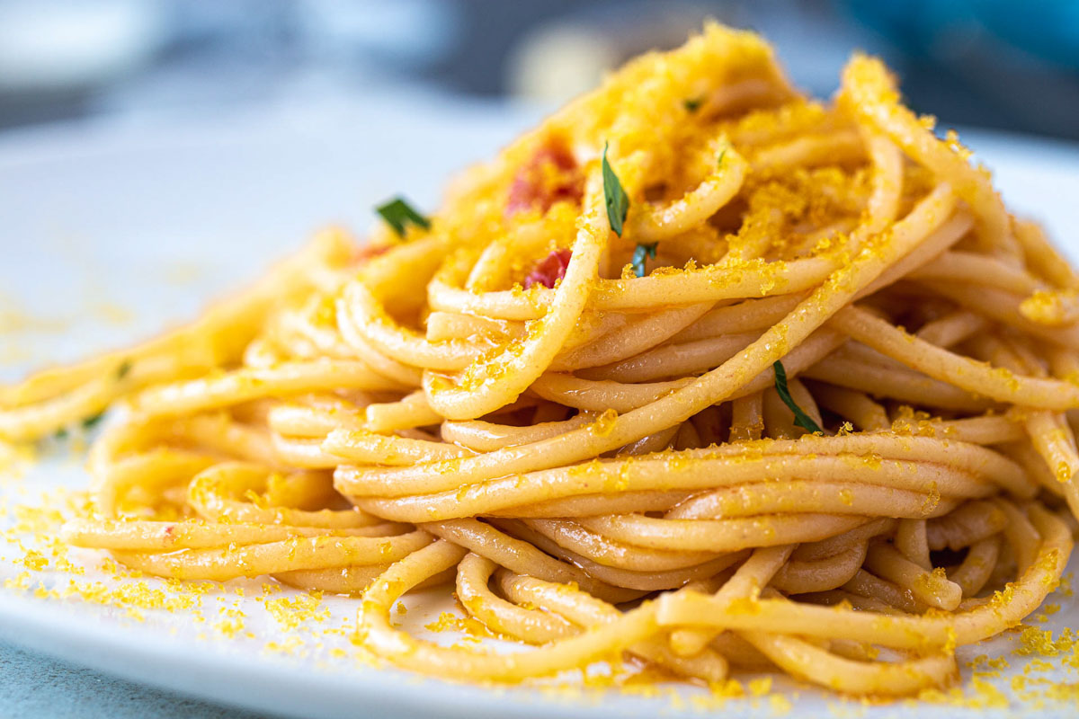 Spaghetti alla Bottarga - Mediterranean Taste
